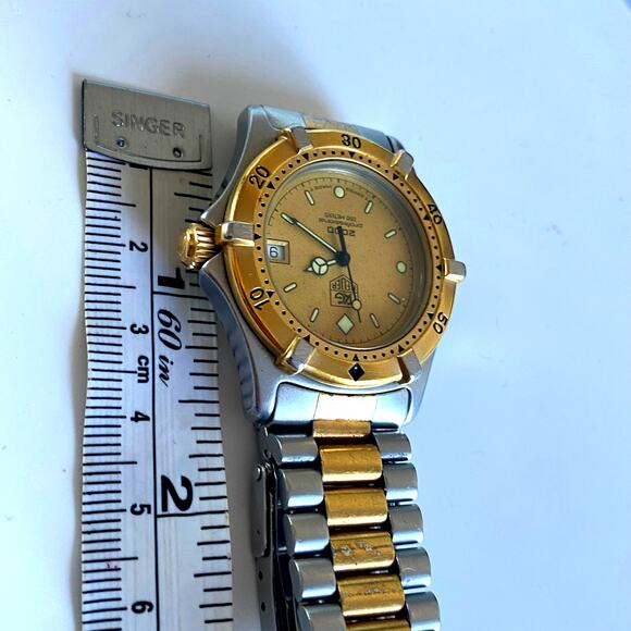 Tag Heuer 2000 Series Two-Tone Men’s Quartz Watch – 36.9mm – 7” Bracelet - Picture 10 of 14